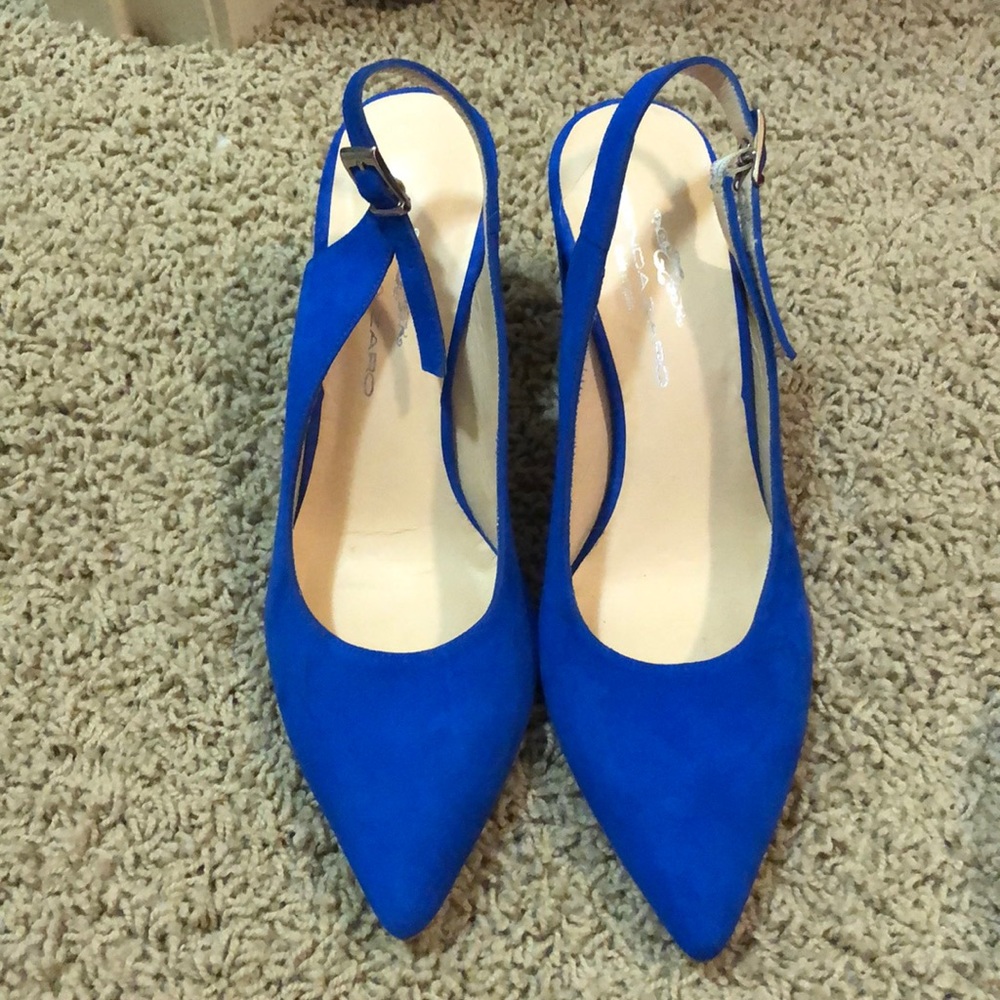 Blue heels